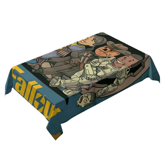 Fallout TV Themed Square Tablecloth 54 * 72 Inches Durable Stylish