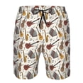 thumbnail image 3 of Vsdgher Guitar Men's Beach Shorts, Surfing shorts, Swim trunks, Quick Dry Swim Trunks for Surfing Beach Fun -Large, 3 of 6