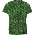 thumbnail image 2 of Halloween Wood Elf Scale Mail Armor Costume All Over Mens T Shirt, 2 of 2