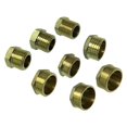 thumbnail image 3 of Conector de adaptador de tubo de rosca de enchufe de tubo de enchufe hundido de latón DYNWAVEMX Accesorio de manguera de rosca macho de latón, 3 of 8