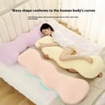 thumbnail image 4 of Colourtree Pink Long Memory Foam Body Pillow for Adults, Full Length Support & Pain Relief, 4 of 6