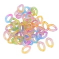 thumbnail image 2 of Chain Link, Resin Chain Link Detachable Multifunctional 50 Pcs  For Necklaces For Bag Chains For Waist Chains Transparent Two Color, 2 of 8