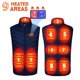 thumbnail image 3 of Chaleco calefaccionado de 21 zonas para hombre y mujer, chaqueta calefactable con USB, ropa térmica, chaleco de caza, chaqueta calefactora de invierno, tallas M a 6XL, 3 of 5
