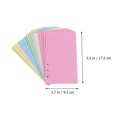 thumbnail image 2 of CHUANK 2pcs Six-hole Loose Leaf Paper A6 Notepad Replacement Paper Filler Paper, 2 of 8