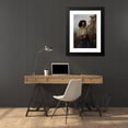 thumbnail image 4 of Kārlis Teodors Hūns 18x24 Black Modern Framed Museum Art Print Titled - Young Gipsy Woman (1870), 4 of 5
