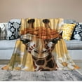 thumbnail image 2 of ONETECH Cute Giraffe Blankets and Throws Blankets Decorative for Girls Giraffe Lovers Gift Home Room Sofa Hug Plush Soft Bedding Cozy Blanket, 2 of 6
