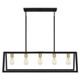 thumbnail image 5 of 5 Light Linear Chandelier In Transitional Style-11.5 Inches Tall And 38 Inches Wide Quoizel Lighting Til538mbk, 5 of 5