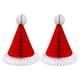 thumbnail image 1 of 2 piezas decoración navideña flor de papel nido de abeja sombrero de Navidad decoración colgante árbol de Navidad colgante accesorios decorativos, 1 of 5