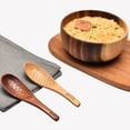 thumbnail image 4 of Cuillère en Bois Résistante à la Chaleur Sculptée à la Main Style Japonais Petite Cuillère à Riz en Forme de Poisson Outils de Cuisine, 4 of 5