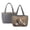 Brown Beagle, variant on FOR U DESIGNS Tribal Elephant Geometric Print Tote Bag for Women, Quilted Two Tone Tote Purse with Pockets, Lightweight Reversible Shoulder Bag, Large Capacity Top Handbag for Travel 2026