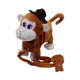 thumbnail image 5 of Mono electrónico interactivo para mascotas que camina, mueve y para pequeños Marrón Zulema Juguetes de peluche parlantes, 5 of 8