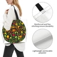 thumbnail image 3 of Naloa Happy Halloween Floral Tote Bag for Women Large Capacity Shoulder Bag for College Work Travel Shopping, 3 of 8