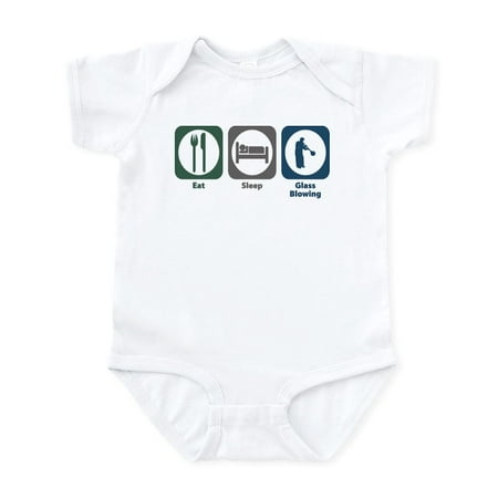 

CafePress - Eat Sleep Glass Blowing Infant Bodysuit - Baby Light Bodysuit Size Newborn - 24 Months