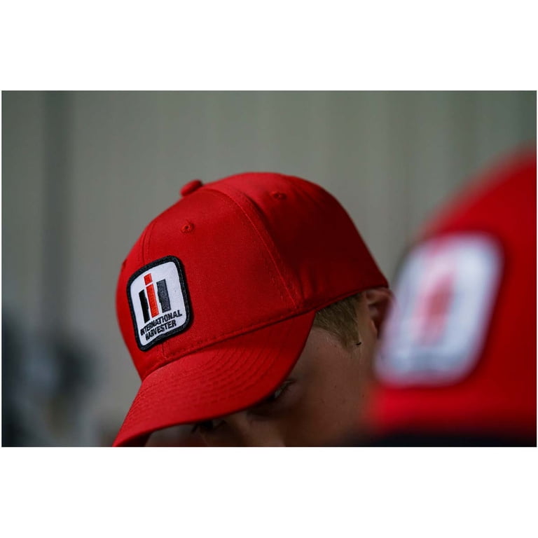 IH Farmall Logo Hat, Black Mesh Trucker Style - Finland