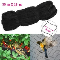 50' x 100' Heavy-Duty Anti-Bird Netting for Gardens and Poultry Protection