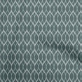 thumbnail image 1 of oneOone Cotton Poplin Teal Green Fabric Ogee Sewing Craft Projects Fabric Prints By Yard 42 Inch Wide, 1 of 4