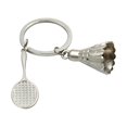 thumbnail image 3 of CIMAXIC Badminton Keychains 5pcs Badminton Ball Racket Metal Keychain Key Ring Sports Gift Key Accessories for Car Keys Bag Charm Handbag,1.85"X0.59"X0.12", 3 of 5