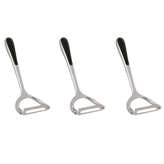 3X Pelador de Frutas Vegetales Acero Inoxidable Súper Peladora de Papas Gadget de Cocina