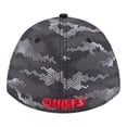 thumbnail image 4 of Men's New Era  Black Kansas City Chiefs Camo A-Frame 39THIRTY Flex Hat, 4 of 5