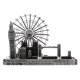 thumbnail image 1 of Figura modelo de escena de la ciudad de Londres, adorno del reloj del Big Ben del Puente de la Torre de Londres, 1 of 6