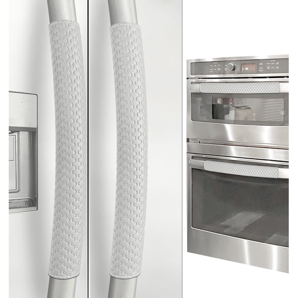 Fundas para manijas de refrigerador Luludamier, antideslizantes, 15 pulgadas, 4 unidades