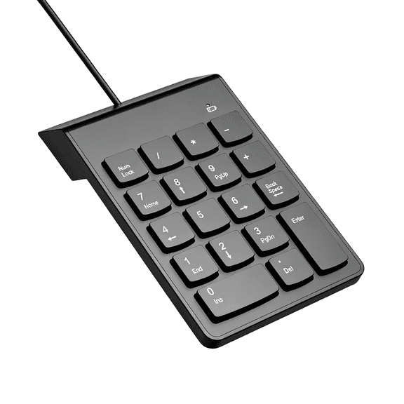 GJX Usb Numeric Keypad Numpad Portable Slim Mini 10 Key Number Pad Keyboard for Laptop Desktop Computer Pc,Compatible with Chromebook Surface Notebook,Tax Accountant Calculate Office Travel&Home