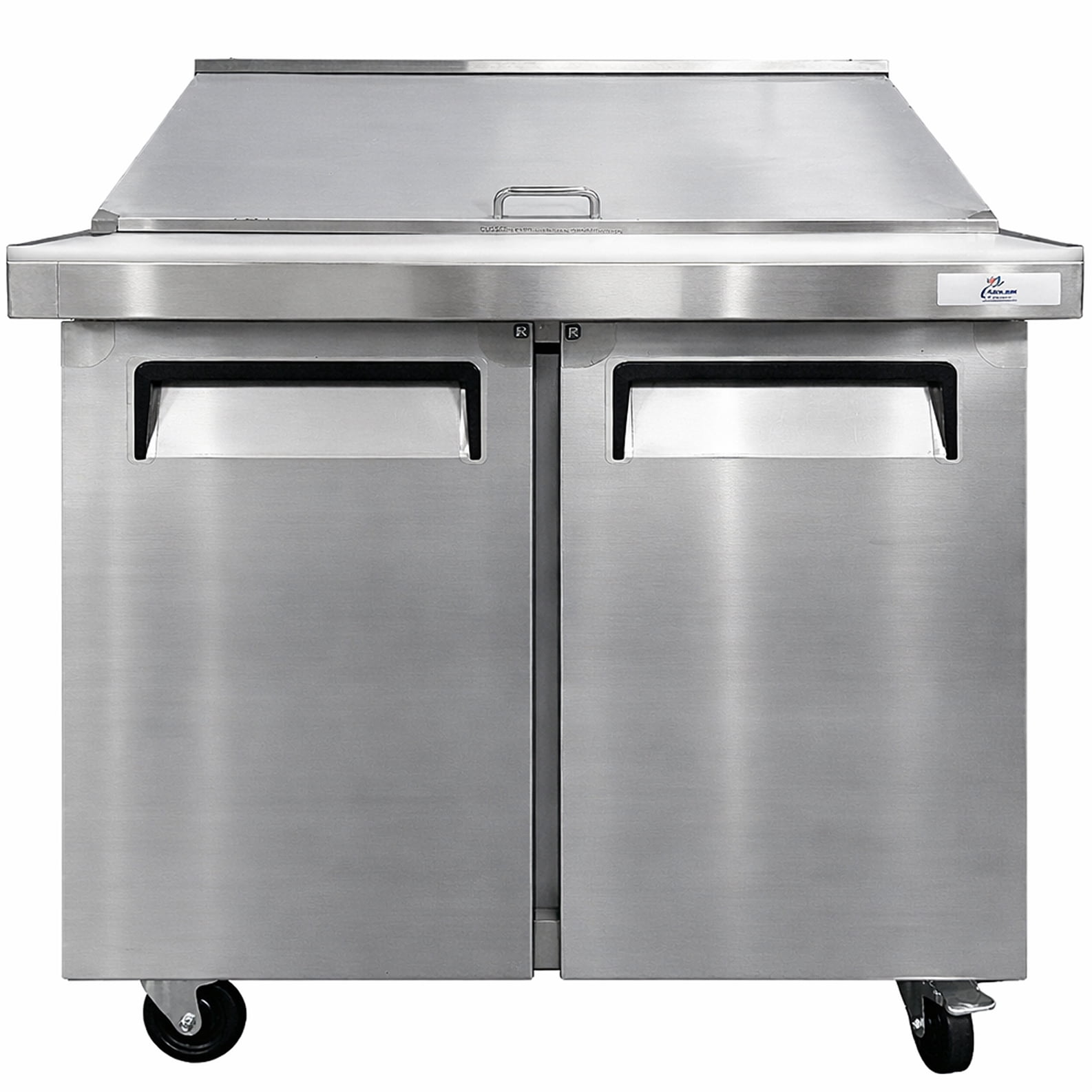 Mega 36" Commercial Sandwich Prep Table Refrigerator | NSF Certified | 33–40°F | R290, 9 Cu.Ft. with Cutting Board Refrigerator