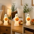 thumbnail image 7 of Fmxomd Halloween Ghost Figurine Funny Pumpkin Ghost Statue Ghost Decoration Holding for Gift Props Tabletop Home Decor Best Gifts for Party Weddings, 7 of 7