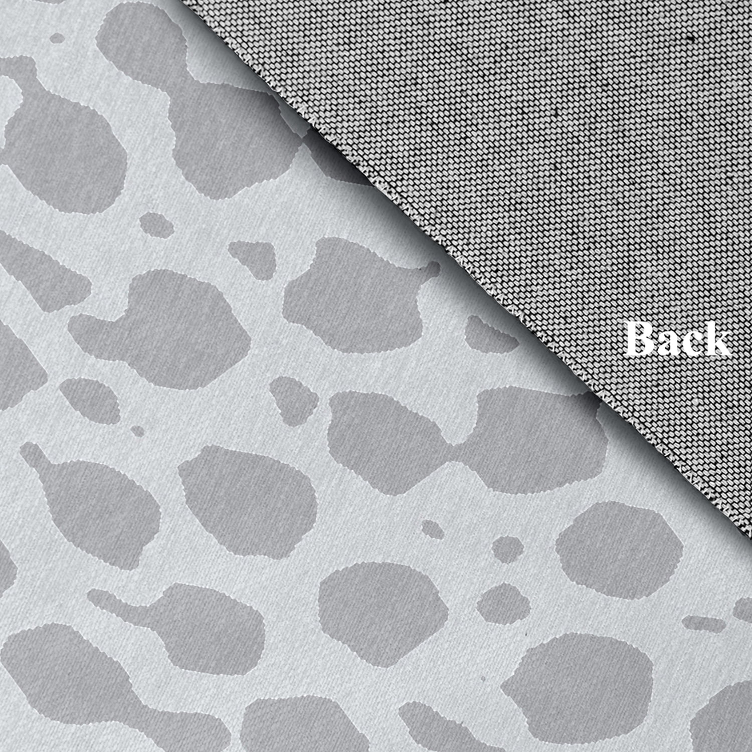 18" x 30" Simply Daisy Lots of Spots Modern & Contemporary Chenille Area Rug, Light Grey