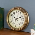 thumbnail image 2 of vnanda Sturdy Plastic Frame Clock 12-inch Vintage Wall Clock Silent Non-ticking Round Clock for Home Decoration, 2 of 8