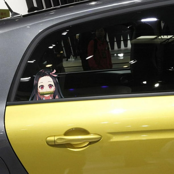 Calcomanía De Coche De Shih Tzu, Calcomanía Gráfica De Peekaboo Para Ventana Calcomania Para Automovil De Cachorro A Bordo Calcomanias De Anime