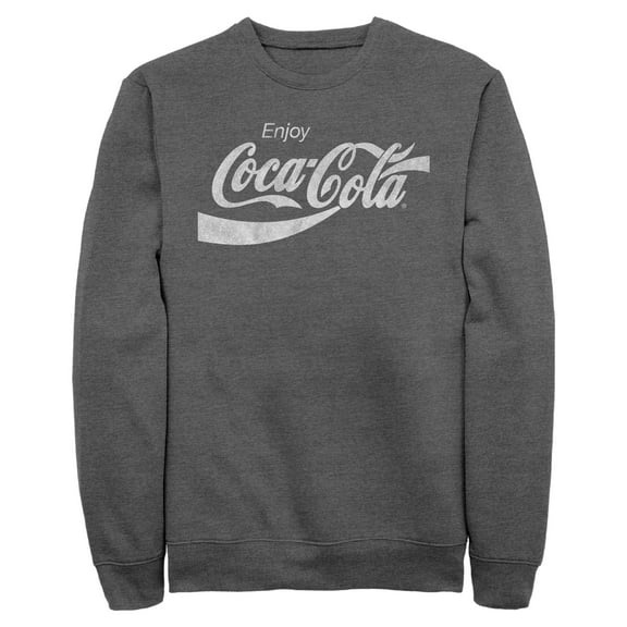 Mens Coca Cola Distressed Enjoy Sweatshirt