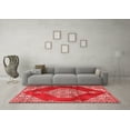 thumbnail image 3 of Ahgly Company Indoor Round Medallion Red Traditional Area Rugs, 7' Round, 3 of 4