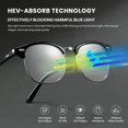 thumbnail image 4 of Gafas Antiluz Azul Cyxus 8056T54 Semi Al Aire Retro, 4 of 7