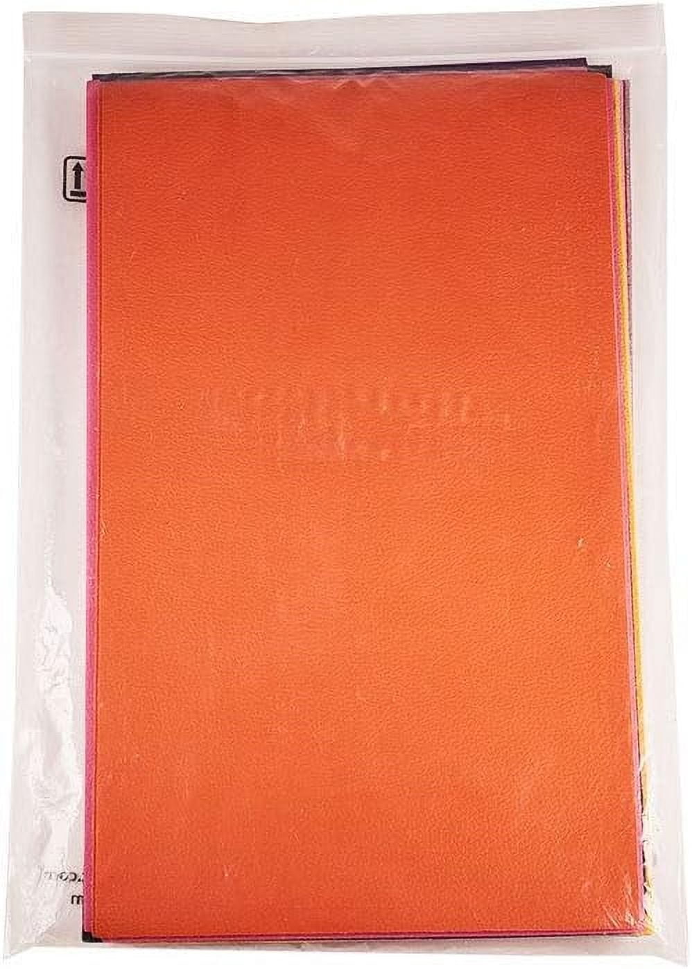 20Pcs Solid Color Leather Sheets Fabric PU Leather DIY Projects Mixed Color 34x20cm for Making Wallet Handbags Dressing Sewing Crafting