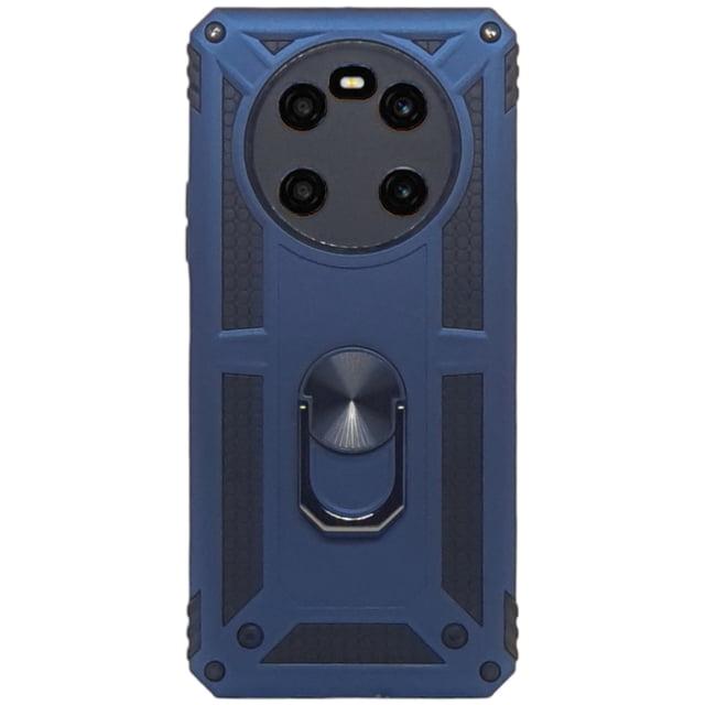 Funda Uso Rudo Cely Vesmir Con Anillo Magnético Para Honor X9 Azul Marino