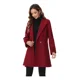 thumbnail image 2 of Gabardina Larga Abrigo Elegante Felpa Cruzada De Para Mujer, 2 of 7
