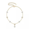 thumbnail image 6 of K-KED Clover Bracelet 0.9CTW. Moissanite Sterling Silver Bracelet GRA Certified 8.5'', 6 of 9