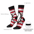 thumbnail image 4 of Cauagu Vintage Baseball American Flag Print Crew Socks for Women and Men,Adult Athletic Running Socks 1-Pair Sports Socks Work Gear Socks with Moisture Wicking, 4 of 6