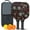 Black-2, variant on Pickleball Paddles Set Of 2, Fiberglass Surface, Vintage Floral Print, 4 Balls & Bag