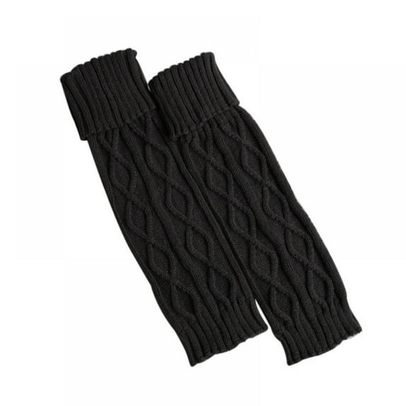 Stibadium Long Leg Warmers Women Lady Acrylic Crochet Knitted Soft Elastic Machine Washable Boot Cover Loose Socks Sleeve Leggings knee high crochet boot sock