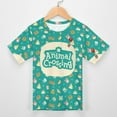 thumbnail image 3 of Animal Crossing Kid's T-Shirt Short Sleeve T-Shirt Tops Summer Tee Shirt for Boys Girls 140CM, 3 of 8