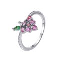thumbnail image 4 of Ladies Fashion Creative Cute Fruit Ring Index Finger Ring Pendant Ring, 4 of 8