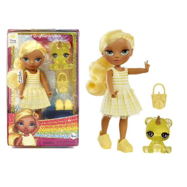 Rainbow High Littles – Daisy Madison, Yellow 5.5" Posable Small Doll