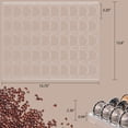 thumbnail image 2 of Clear Coffee Pod Holder Storage Tray 15.75" L X 12.6" W Compatible With Vertuoline Capsule  Drawer Insert Organizer Holds 50 Pods Counter Of Kitchen Home Office, 2 of 6