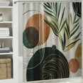 thumbnail image 6 of Fenyluxe  Beautiful Shower Curtain for Your Bathroom - A Stylish Modern Mid Century Curtain That Fits Perfect to Every Bath Decor - Ideal to Brighten Up Your Bohemian Bathroom at Home 36x72, 6 of 7