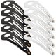 thumbnail image 3 of 10pcs Stainless Steel Hairpins Multifunction Barrettes Hair Clips Bobby for Women Lady (5*Silver + 5*Black), 3 of 4