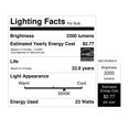 thumbnail image 2 of Feit Enhance A19 E26 (Medium) LED Bulb Daylight 30/70/100 Watt Equivalence 1 pk, 2 of 2