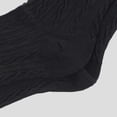 thumbnail image 5 of Women's Crew Socks Classic Cable-Knit Cotton for Casual Stability and Comfort 2 Pairs - Black, 5 of 6