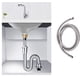 thumbnail image 3 of Línea De Agua Del Refrigerador, Fabricante De Hielo De Acero Inoxidable Manguera De Agua Manguera De Hielo Conector De Manguera De 1/4 Pulgadas Conector De Manguera De Suministro, 3 of 7